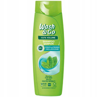 Wash&Go Szampon Menthol do włosów dla mężczyzn Sił